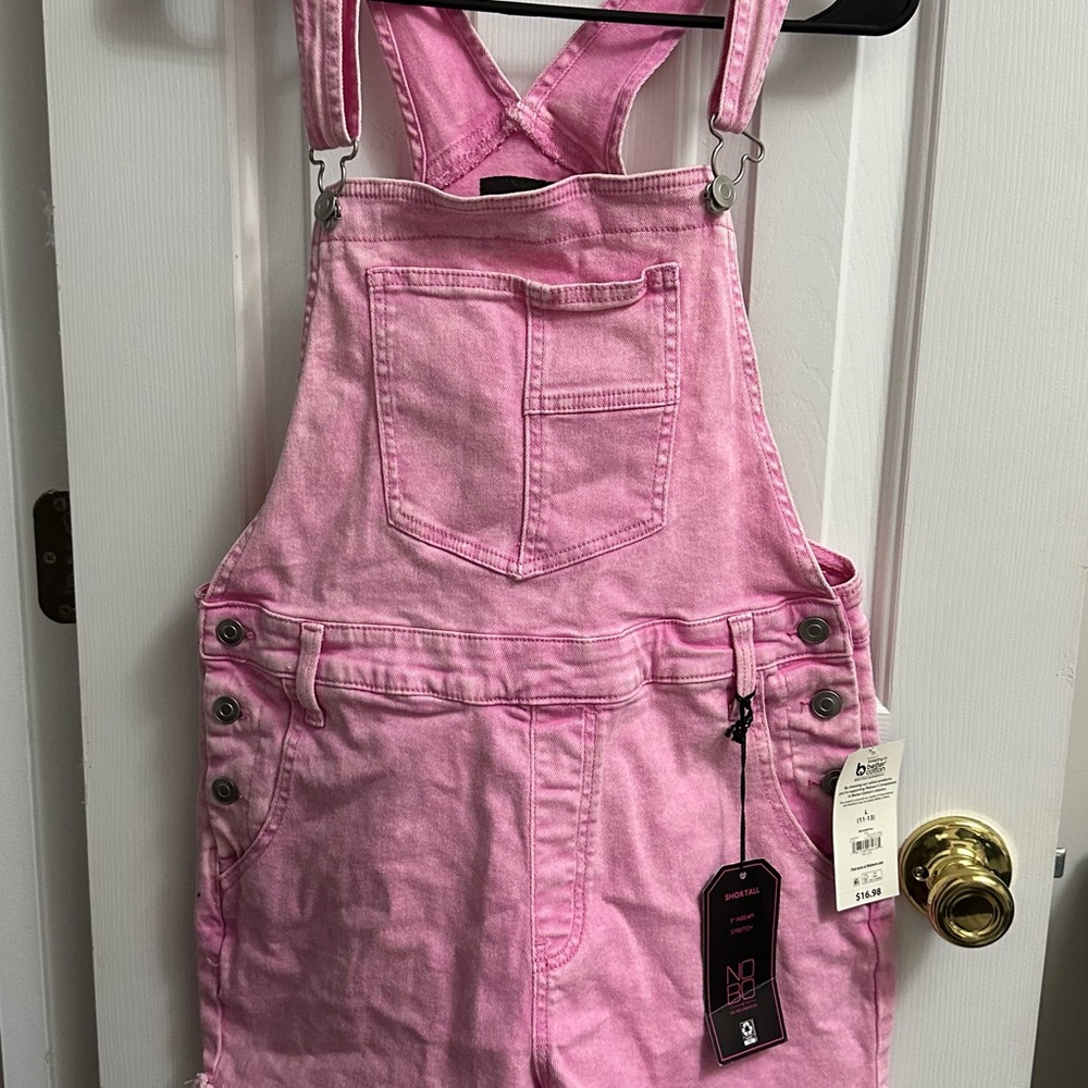 Target Pink Denim Overalls
